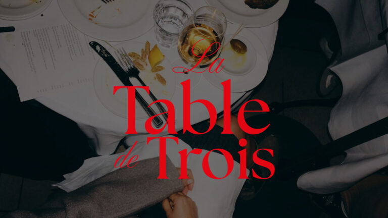 Image de coverture du projet La Table de Trois du portfolio de Paméla Pautrot Concepteur designer UI