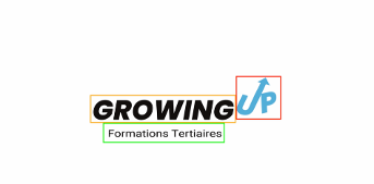 Explication du processus créatif de la tagline du logo growingup réalisé par Paméla Pautrot concepteur designer UI à Bordeaux pour son portfolio
