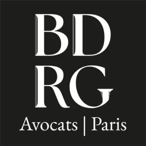 Logo BDRG noir et blanc cabinet d’avocat réaliser avec illustrator par Paméla Pautrot Designer UI à Bordeaux