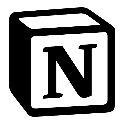 Logo Notion - Portfolio Pamela Pautrot Concepteur designer UI à Bordeaux